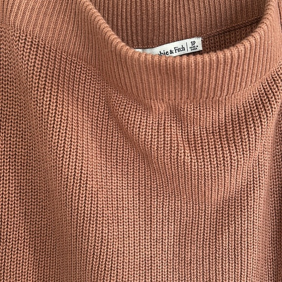 Abercrombie dusty rose knit 90s sweater midi skirt with side slit size SP - Picture 5 of 5